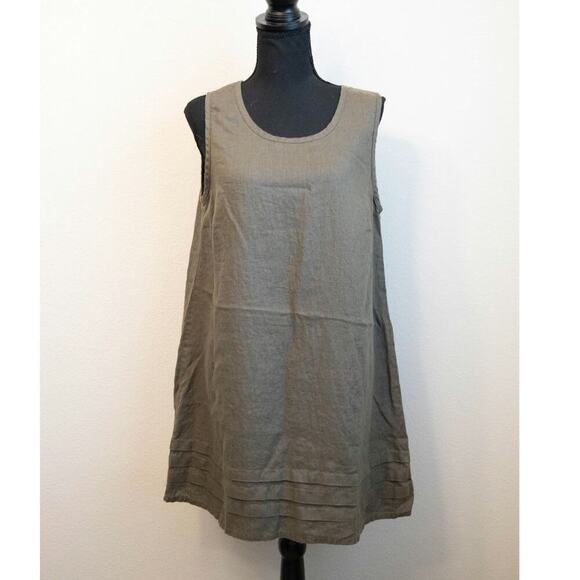 Flax Sleeveless Ladies 100% Linen Size Small Dress - Picture 1 of 4